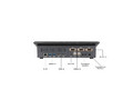 Компактный POS-терминал Poscenter Wise Pro (11, 6, P-CAP, J4125, RAM 4Gb, eMMC 64Gb, WiFi, BT) без ОС