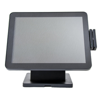 Сенсорный моноблок POSCenter POS90 (15, PCAP, J3455, RAM 4Gb, SSD 128Gb, MSR) без ОС