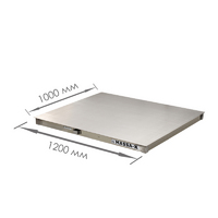 Купить Весы платформенные из нержавеющей стали МАССА 4D-PM.S-12/10-1500 (весовой модуль)