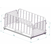 Купить Весы для взвешивания животных MAS PM4PB-1.0 (1000 x 2000), с ограждением